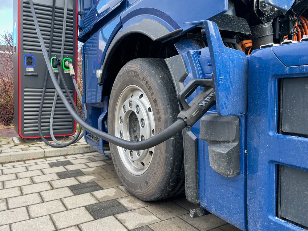 Laden vrachtwagen
