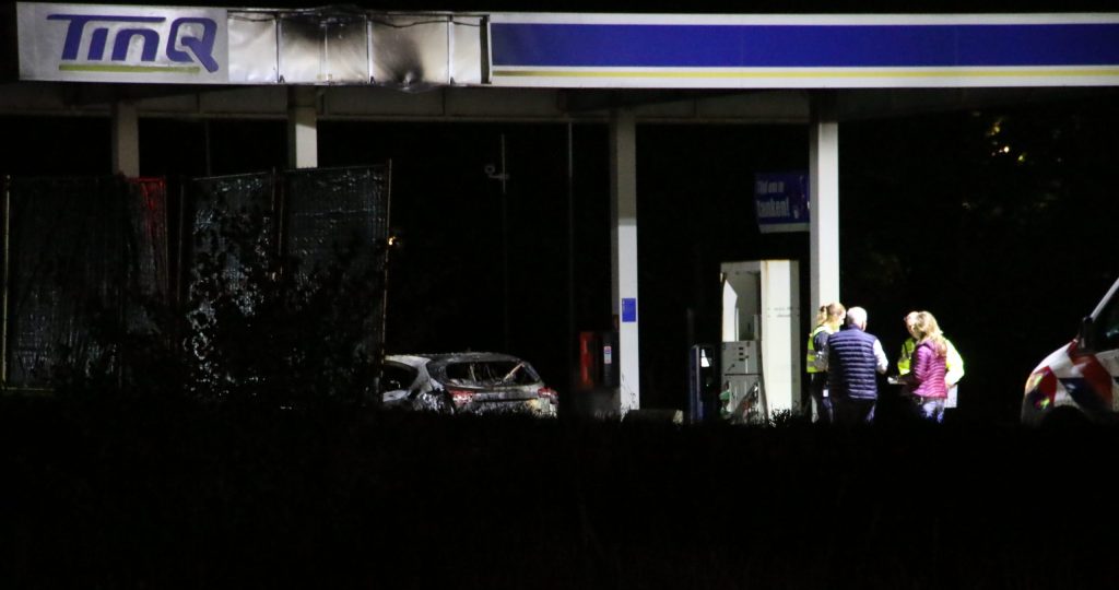 Ongeluk TinQ-tankstation Noordwijkerhout