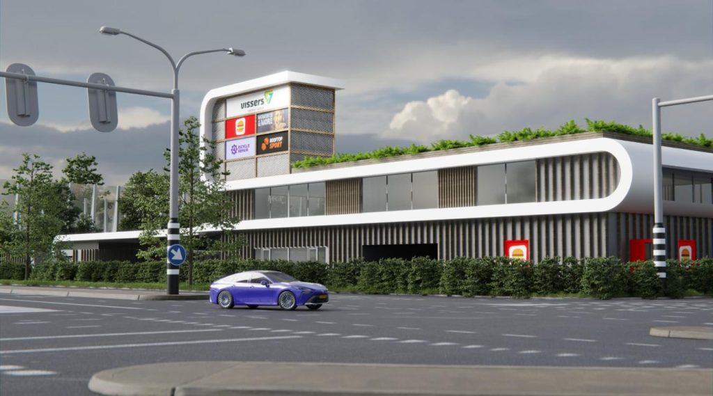 Vissers Energy Group is aan de venloseweg in Tegelen hard aan de slag met de realisatie van De EnergyHub Venlo, een gemakslocatie waar verschillende vormen van energie en mobiliteit voor auto’s en vrachtwagens samenkomen. De EnergyHub Venlo moet vóór het einde van het jaar openen.
