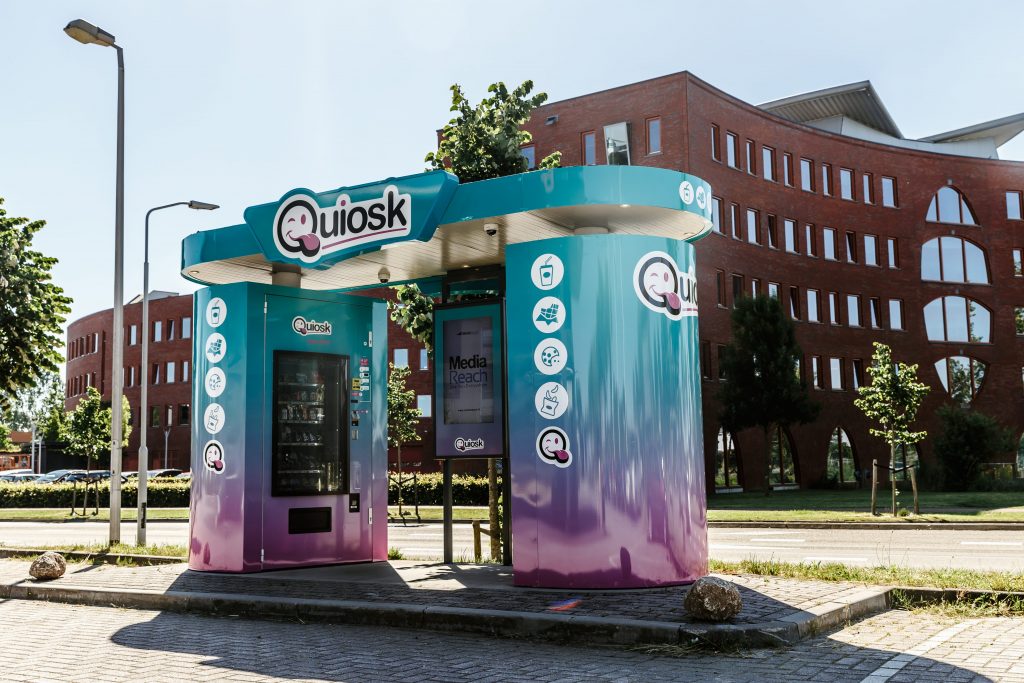 Quiosk heeft in Nederland het aantal van 275 vendingmachines bereikt.